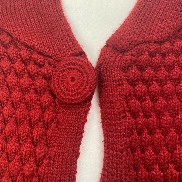 Zeila hoodie cardigan jacket size (44) M To L , Red color from open. - Picture 2 of 13